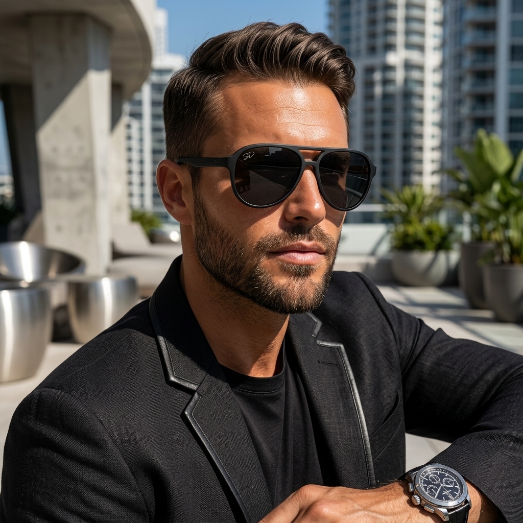 Sundiver Lifestyle Model Wearing All-Black Edition