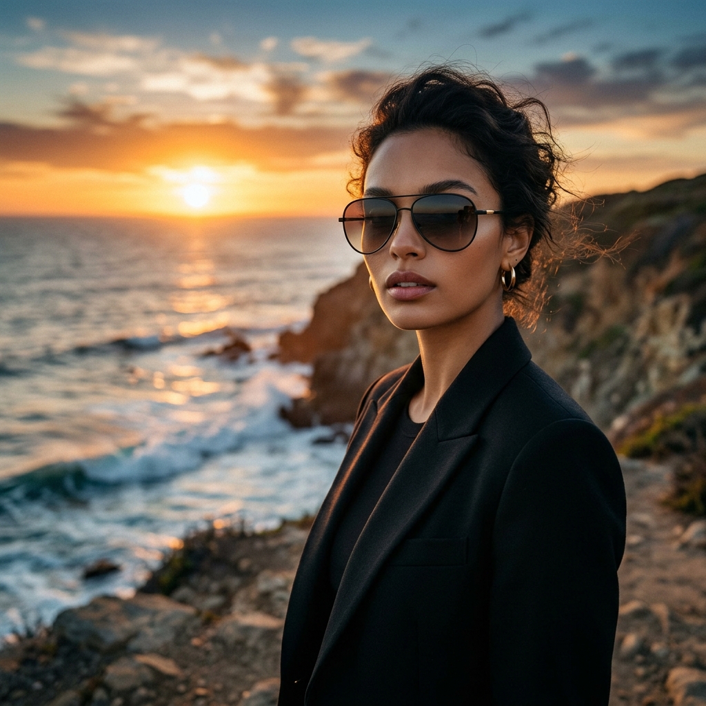 Sundiver Lifestyle Model Wearing Eyewear