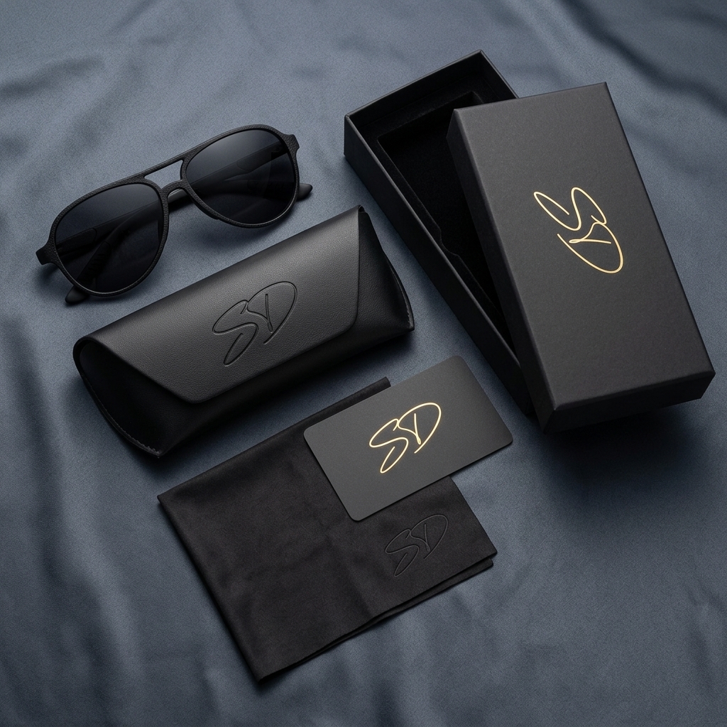 Sundiver Custom Premium Packaging Box, Case, Cloth & Warranty Card
